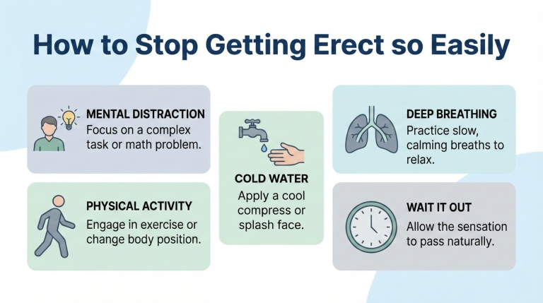 How To Stop Getting Erect So Easily